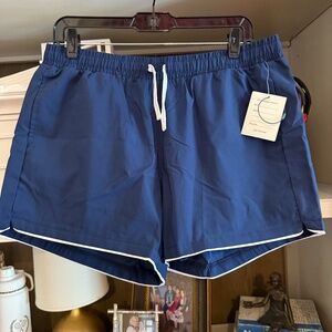 Cadets Men’s Cabana Swim Shorts in Navy SZ L NWT large
